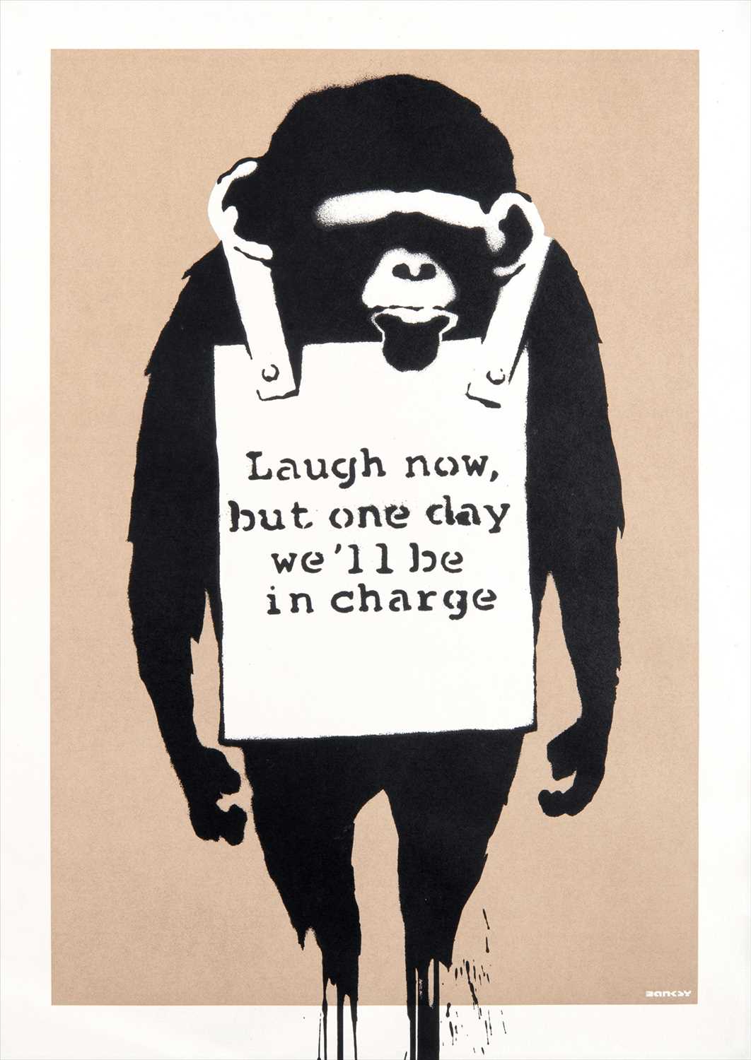 Lot 414 - Banksy (British b.1974), 'Laugh Now', 2004