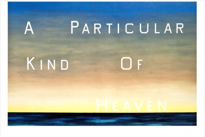 Lot 24 - Ed Ruscha (American 1937-), 'A Particular Kind Of Heaven', 1983