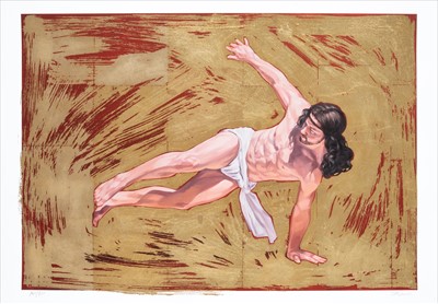 Lot 82 - Cosmo Sarson (British), ‘Breakdancing Jesus – Flares’, 2015