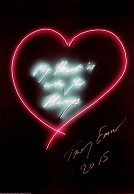 Lot 54 - Tracey Emin (British 1963-), ‘My Heart Is With You Always', 2015