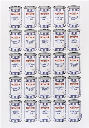 Lot 150 - Banksy (British b.1974), ‘Soup Cans Poster’, 2010