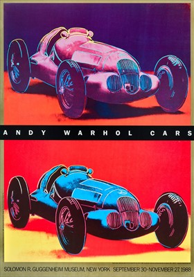 Lot 2 - Andy Warhol (American 1928-1987), 'Andy Warhol Cars', 1988