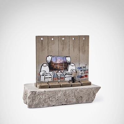 Lot 64 - Banksy (British 1974 - ), Walled Off Hotel - Five Part Souvenir Wall Section