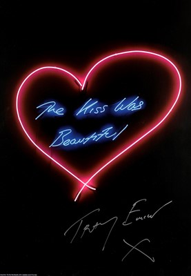 Lot 84 - Tracey Emin (British 1963-), 'The Kiss Was Beautiful', 2016
