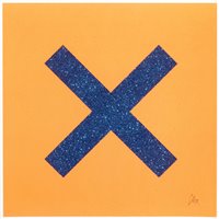 Lot 24 - Chris Levine (British b.1960), ‘Marks The Spot (Blue On Orange)’, 2018