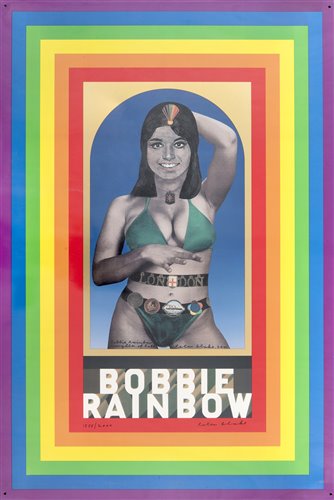 Lot 109 - Peter Blake (British b.1932), 'Bobbie Rainbow', 2001