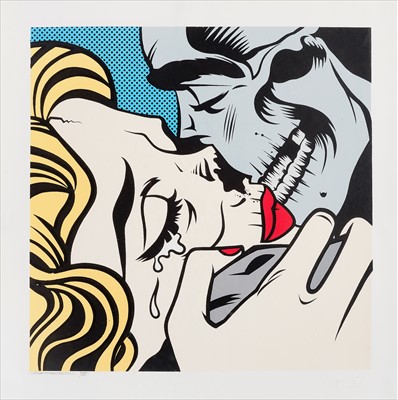 Lot 120 - D*Face (British 1978-), 'Kiss Of Death (Steel)', 2011