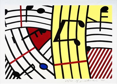 Lot 266 - Roy Lichtenstein (American 1923-1997), 'Composition IV', 1995