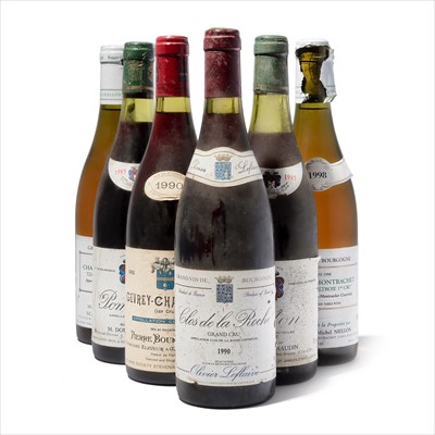 Lot 113 - 6 bottles Mixed Red and White Burgundy