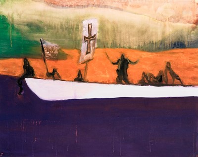 Lot 76 - Peter Doig (Scottish 1959-), 'Untitled (Canoe)', 2008