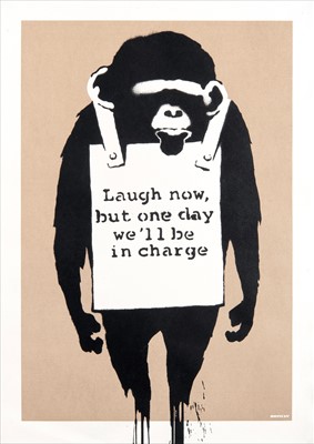 Lot 358 - Banksy (British 1974-), 'Laugh Now', 2004