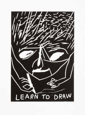 Lot 32 - David Shrigley (British 1968-), 'Learn To Draw', 2014