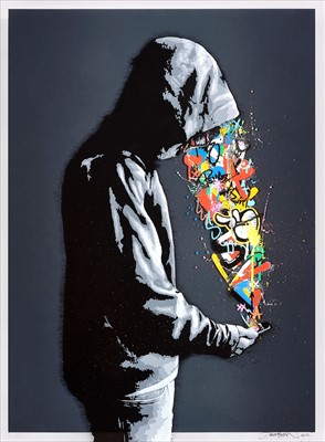 Lot 318 - Martin Whatson (Norwegian 1984-), 'Connection (Grey Acrylic)', 2018