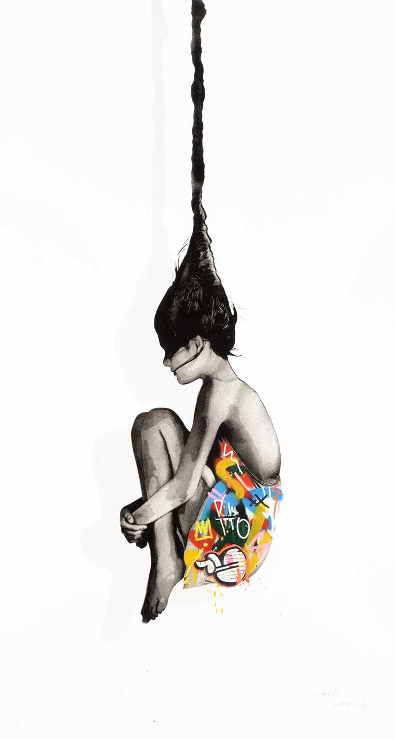 Lot 290 - Martin Whatson (Norwegian 1984-) & Snik (British), 'Falling Out Of Consciousness', 2017