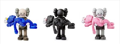 Lot 310 - Kaws (American 1974-), 'Gone (Black, Brown & Grey)', 2019