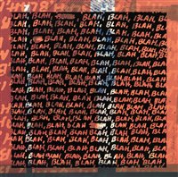 Lot 402 - Mel Bochner (American b.1940), ‘Blah Blah Blah & Background Noise’, 2013