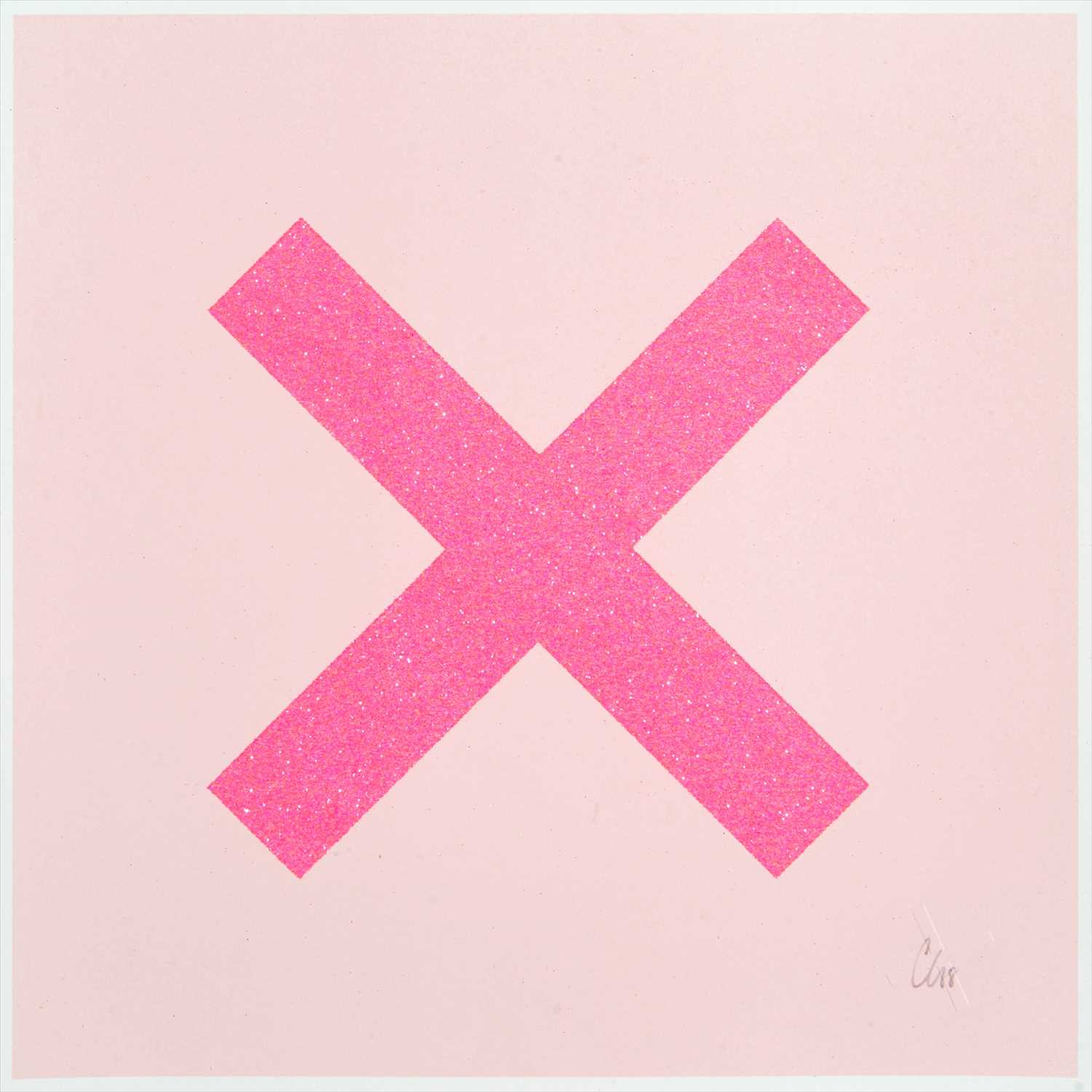 Lot 11 - Chris Levine (British 1960-), ‘Marks The Spot (Pink On Pink)’, 2018