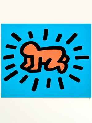 Lot 133 - Keith Haring (American 1958-1990), 'Untitled (Radiant Baby)', 1990