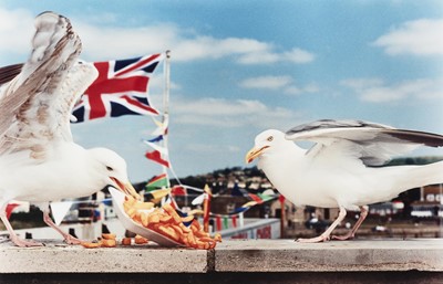 Lot 222 - Martin Parr (British 1952-), 'West Bay (Seagulls Eating Chips)', 1996