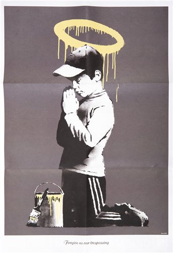 Lot 151 - Banksy (British b.1974), ‘Forgive Us Our Trespassing’, 2010