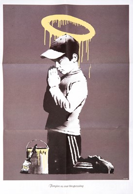 Lot 63 - Banksy (British 1974-), ‘Forgive Us Our Trespassing’, 2010
