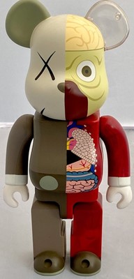 Lot 201 - Kaws (American 1974-), 'Disected Companion Bearbrick 400% (Red)', 2008