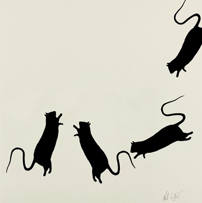 Lot 90 - Blek Le Rat (French 1951-), 'Mono Rats', 2008