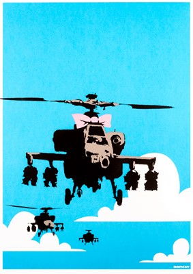 Lot 77 - Banksy (British 1974-), 'Happy Choppers', 2003