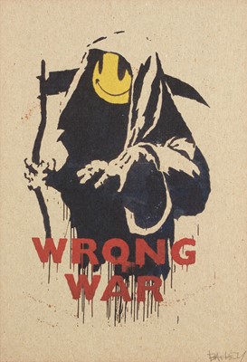Lot 87 - Banksy (British 1974-), 'Wrong War', 2004 (From Pax Britannica: A Hellish Peace Portfolio)