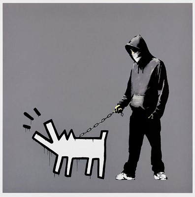 Lot 70 - Banksy (British 1974-), 'Choose Your Weapon (Grey)', 2010
