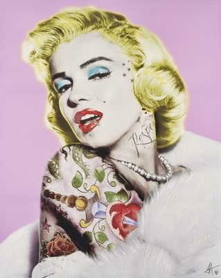 Lot 216 - JJ Adams (British 1978-), 'Marilyn Monroe Tattoo', 2014
