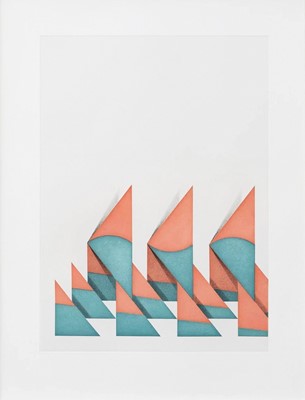 Lot 239 - Tomma Abts (German 1967-), 'Untitled (Triangles)', 2018