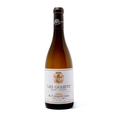 Lot 153 - 6 bottles 2000 St Joseph Blanc Les Granits Chapoutier