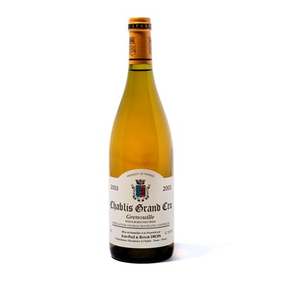 Lot 138 - 12 bottles Chablis Grenouille J-P Droin