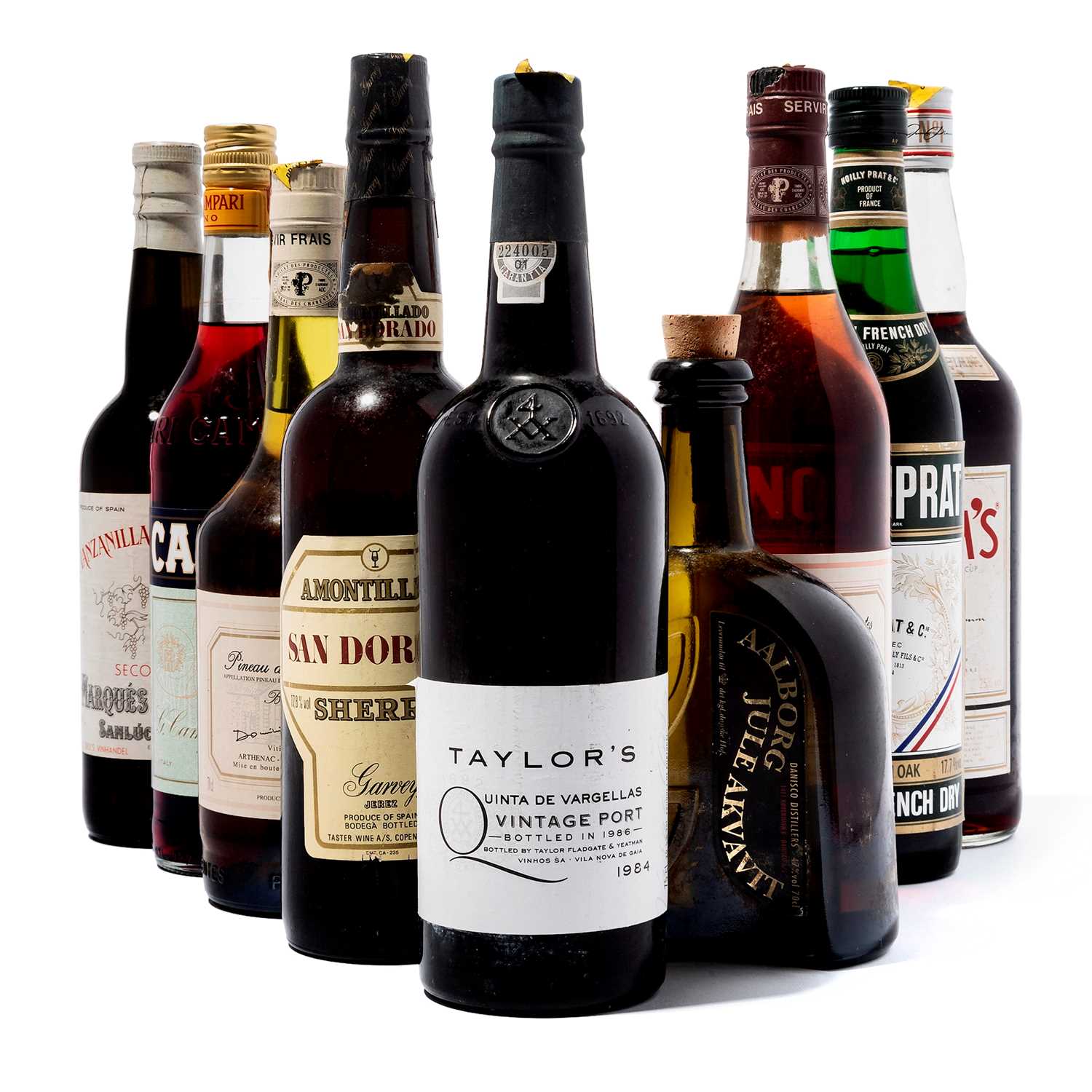 Compounded Spirits Lot 165 - 10 bottles Mixed Spirits and Fortified Wines