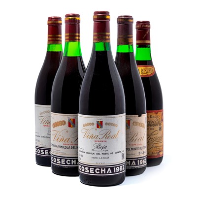 Lot 242 - 5 bottles Mixed Rioja