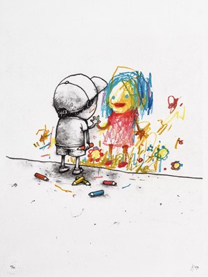 Lot 261 - Dran (French 1979-), 'I Love You', 2011