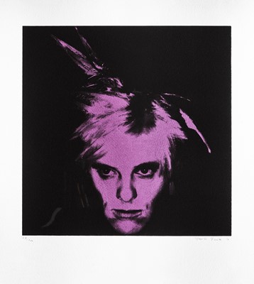 Lot 39 - Gavin Turk (British 1967-), 'Fright Wig (Purple)', 2010