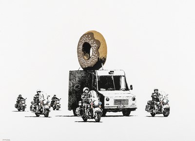 Lot 304 - Banksy (British 1974-), 'Donuts (Chocolate)', 2009