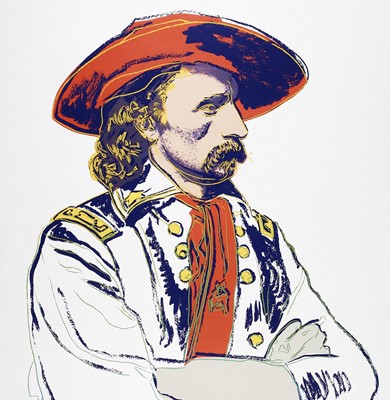 Lot 186 - Andy Warhol (American 1928-1987), 'General Custer, from Cowboys and Indians', 1986
