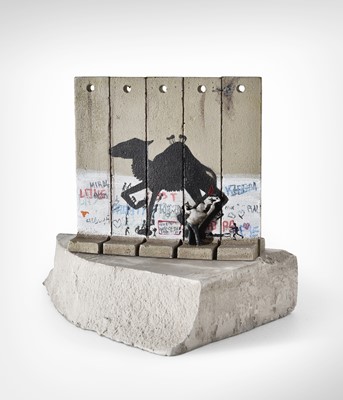 Lot 94 - Banksy (British 1974 -), Walled Off Hotel - Five Part Souvenir Wall Section (Camel)