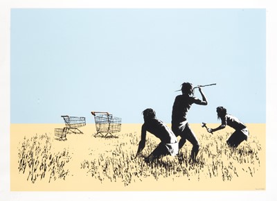 Lot 101 - Banksy (British 1974-), 'Trolley Hunters (Bethlehem Edition)', 2007