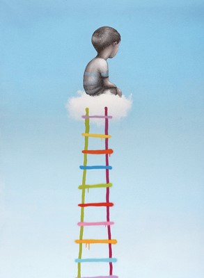 Lot 167 - Seth (French 1972-), 'The Ladder', 2018
