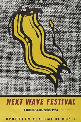 Lot 237 - Roy Lichtenstein (American 1923-1997), 'Next Wave Festival', 1983