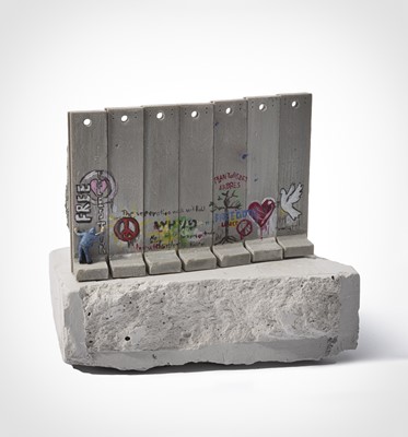Lot 84 - Banksy (British 1974 -), 'Walled Off Hotel - Seven Part Souvenir Wall Section'