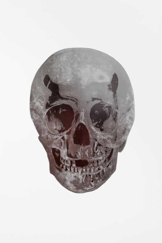Lot 152 - Damien Hirst (British 1965-), 'Silver Gloss/Chocolate Skull', 2009