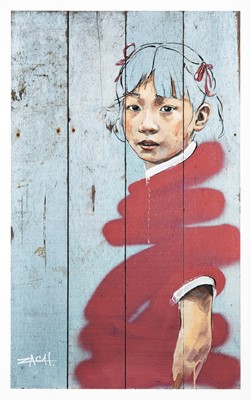 Lot 112 - Ernest Zacharevic (Lithuanian 1986-), 'Different Strokes', 2014