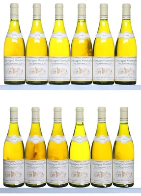 Lot 143 - 12 bottles 1999 Chassagne-Montrachet Les Chenevottes B Morey