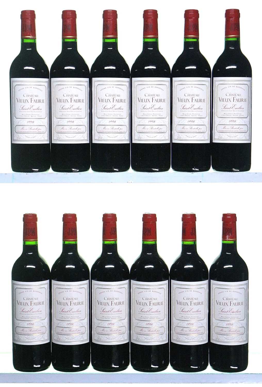 Lot 25 - 12 bottles 1998 Chateau Vieux Faurie