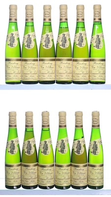 Lot 175 - 12 half-bottles 1990 Riesling Cuvee Sainte Catherine